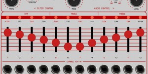 Beitragsbild des Blogbeitrags FLAME Teased CURVES – A New 12 Channel Analog Filterbank For Eurorack 