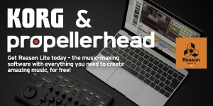 Beitragsbild des Blogbeitrags KORG & Propellerhead Software Partner To Offer Reason Lite For Free