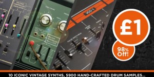 Beitragsbild des Blogbeitrags Synth Drums Features 5900 Drum Samples From Vintage Synthesizers For Only $1 USD