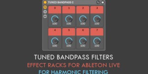 Beitragsbild des Blogbeitrags Tuned Bandpass Filters By Sound Author Includes 12 Live Effect Racks For Harmonic Filtering 