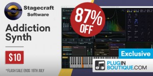 Beitragsbild des Blogbeitrags 87% OFF Stagecraft Addiction Synthesizer Plugin For PC & Mac ($10 USD!) 