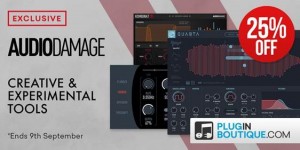 Beitragsbild des Blogbeitrags Save 25% OFF On Audio Damage Plugins At Plugin Boutique! 