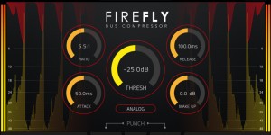 Beitragsbild des Blogbeitrags SoundSpot Introduced FireFly Bus Compressor Plugin! ($8 Intro Sale!)