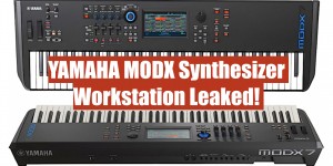 Beitragsbild des Blogbeitrags New Yamaha MODX Synthesizer Workstation Leaked! 