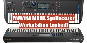 Beitragsbild des Blogbeitrags New Yamaha MODX Synthesizer Workstation Leaked!