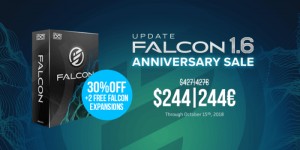 Beitragsbild des Blogbeitrags UVI Released Falcon 1.6 Update With New Features & 30% OFF Sale!