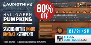 Beitragsbild des Blogbeitrags AudioThing Halloween Pumpkins Library For Kontakt Just $1 USD! 