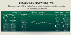 Beitragsbild des Blogbeitrags Electrogene Is A New Versatile Bit-Crusher AUv3 App By Georgi Georgiev! 