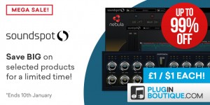 Beitragsbild des Blogbeitrags Save Up To 99% OFF – 9 SoundSpot Plugins For PC & Mac Each $1/1€!