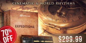 Beitragsbild des Blogbeitrags 70% OFF Sample Logic Expeditions Cinematic & World Instrument For Kontakt 5!