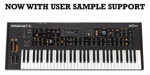 Beitragsbild des Blogbeitrags Sequential Prophet X/XL Synthesizer Engine Update With User Sample Import!
