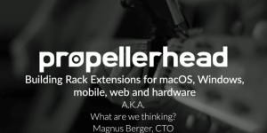 Beitragsbild des Blogbeitrags Propellerhead Software’s iOS Future: Rack Extensions Will Share The Same Code As Apps! 
