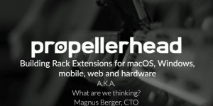 Beitragsbild des Blogbeitrags Propellerhead Software’s iOS Future: Rack Extensions Will Share The Same Code As Apps!