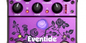 Beitragsbild des Blogbeitrags Eventide Announced Rose – A New Bucket Brigade Delay Pedal With Analog & Digital Technology!