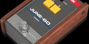 Beitragsbild des Blogbeitrags TC Electronic June-60 Pedal Recreates The Roland Juno-60 Synth Chorus & Now Available For Pre-Order!