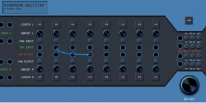 Beitragsbild des Blogbeitrags Scorpion Multitap Is A New Free Modular Delay Ensemble For Reaktor 6! 
