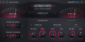 Beitragsbild des Blogbeitrags LiquidSonics Released Lustrous Plates Reverb Plugin Based On The TASM Technology 