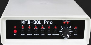 Beitragsbild des Blogbeitrags MFB Revived The 301 Analog Drum Machine As 301-Pro With New Features