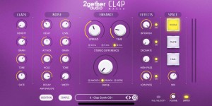 Beitragsbild des Blogbeitrags 2getheraudio CL4P Maker, A Synthesizer Plugin With Which You Can Design Versatile Handclaps