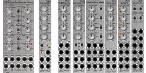 Beitragsbild des Blogbeitrags Doepfer Introduced A-100 Slim Line: Synth Voice, Filter, Dual VCA, Mixer, Quad LFO & More 