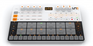 Beitragsbild des Blogbeitrags IK Multimedia Introduced UNO Drum, Portable Battery-Powered Analog Drum Machine