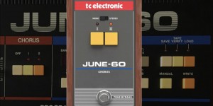 Beitragsbild des Blogbeitrags TC Electronic JUNE-60 Is Not A Replica Of The Roland JUNO Synthesizer Chorus