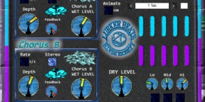 Beitragsbild des Blogbeitrags Lurker Chorus, A Free 4-Voice Stereo Chorus Plugin (VST/AU) With A Crazy Colourful Interface 