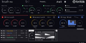 Beitragsbild des Blogbeitrags Tritik Audio Introduced KrushPro, A New Deep Bit-Crusher Effect Plugin For PC & Mac