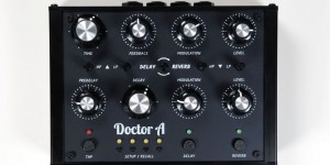 Beitragsbild des Blogbeitrags Audiothingies Doctor A Is A New Stereo Delay/Reverb Desktop FX Box With MIDI & CV Support 