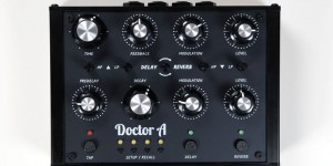 Beitragsbild des Blogbeitrags Audiothingies Doctor A Is A New Stereo Delay/Reverb Desktop FX Box With MIDI & CV Support