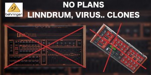 Beitragsbild des Blogbeitrags Behringer Denies Current Rumours About LinnDrum, Virus… Clones 
