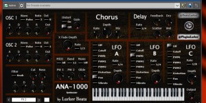 Beitragsbild des Blogbeitrags Lurker Beats ANA-1000, New Free Virtual Analog Synthesizer Plugin For PC & Mac 