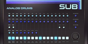 Beitragsbild des Blogbeitrags Sampleson SUB Analog Drums, Free Virtual Drum Instrument Plugin Based On Pure Synthesis