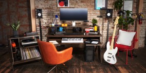 Beitragsbild des Blogbeitrags Output Introduced New Studio Furniture: Sidecar & Speak Stands
