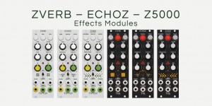 Beitragsbild des Blogbeitrags Tiptop Audio Intros 3 Versatile 8HP Effects Modules ZVERB, ECHOZ & Z5000 