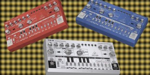 Beitragsbild des Blogbeitrags Behringer TD-3 Synthesizer, Small Batch In Red & Blue Is Available Now