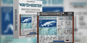 Beitragsbild des Blogbeitrags Soundtrax Wavemeister, Two-Oscillator Wavetable Synthesizer For Kontakt 6 