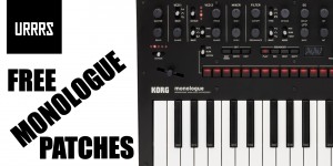 Beitragsbild des Blogbeitrags URRRS Is Giving Away 50 Bass Presets For The Korg Monologue