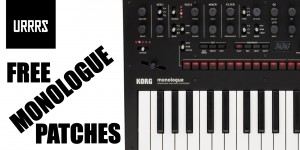 Beitragsbild des Blogbeitrags URRRS Is Giving Away 50 Bass Presets For The Korg Monologue 