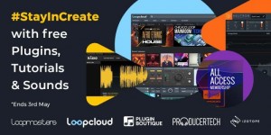 Beitragsbild des Blogbeitrags Loopcloud StayInCreate Bundle Features Free Plugins (Neutron Elements…), Sounds & Tutorials