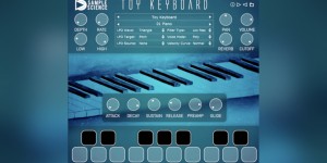 Beitragsbild des Blogbeitrags SampleScience Toy Keyboard, Free Plugin Based On Yamaha PSR-78 Sounds