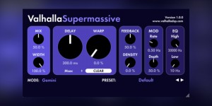 Beitragsbild des Blogbeitrags Valhalla DSP Supermassive, Free Plugin Packed With Super Lush Delays & Reverbs