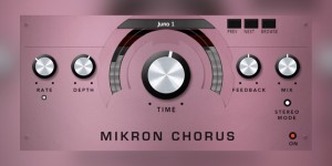 Beitragsbild des Blogbeitrags 112dB Intros Mikron Chorus, Boss CE2 Inspired Audio Effect Plugin 