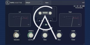 Beitragsbild des Blogbeitrags Caelum Audio  Tape Cassette 2, Free Tape Saturation Plugin (VST3/AU) & iOS App 