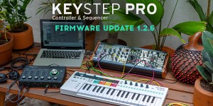 Beitragsbild des Blogbeitrags Arturia Improves Keystep Pro With A New Firmware 1.2.6 Including New Features 