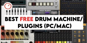 Beitragsbild des Blogbeitrags Best Freeware Drum Machine / Synthesizer Plugins For PC & Mac (2020)