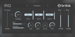 Beitragsbild des Blogbeitrags Tritik Irid, New Shimmer Reverb Plugin With Three Tuneable Reverb Voices 