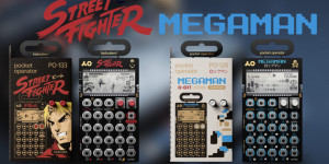 Beitragsbild des Blogbeitrags Teenage Engineering Intros Pocket Operator Capcom Series: Street Fighter Sampler & Mega Man Synthesizer