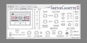 Beitragsbild des Blogbeitrags Aberrant DSP SketchCassette II, A Cassette Inspired Degradation Plugin 