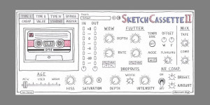 Beitragsbild des Blogbeitrags Aberrant DSP SketchCassette II, A Cassette Inspired Degradation Plugin